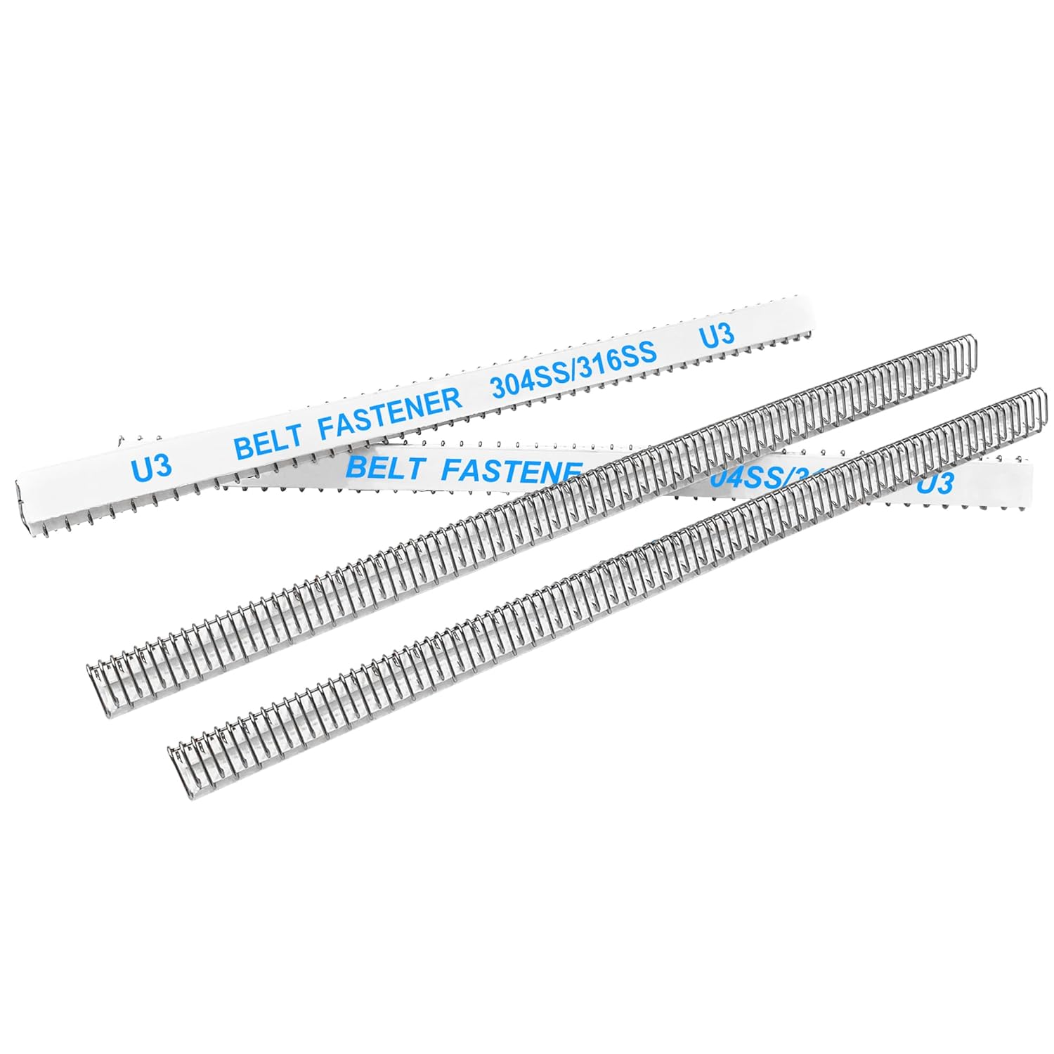12 PCS Conveyor Belt Lacing Fastener Wire Hook Belt Joint Splicing & Repair Stainless Steel Pin Buckle Wire Hook Fastening for PVC PVK PU Light Weight Belts, 12 Inch Long