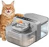 Invengo Cat Water Fountain for Drinking, No Filter, Smart Wireless 118oz/3.5L Pet Fountain for Cats & Dogs, 304 Stainless Steel Bowl, Wastewater Separation, Auto Refill, Easy to Clean & Ultra-Quiet