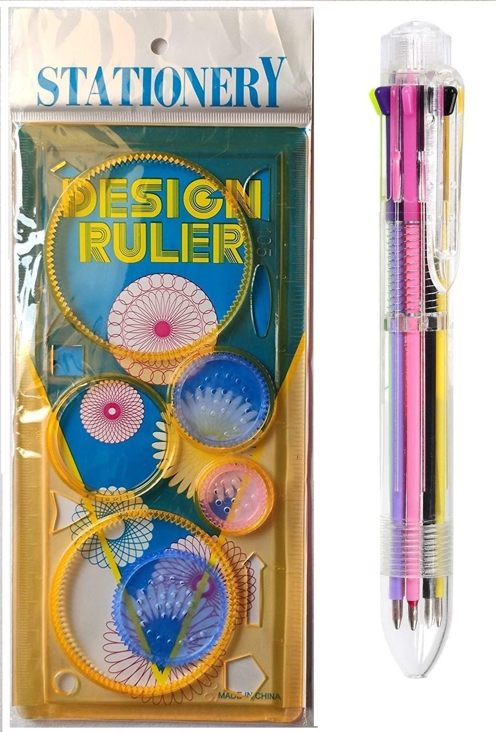 Royals Creative Gift Designer Spirograph Geometric Ruler with 6in1 ...