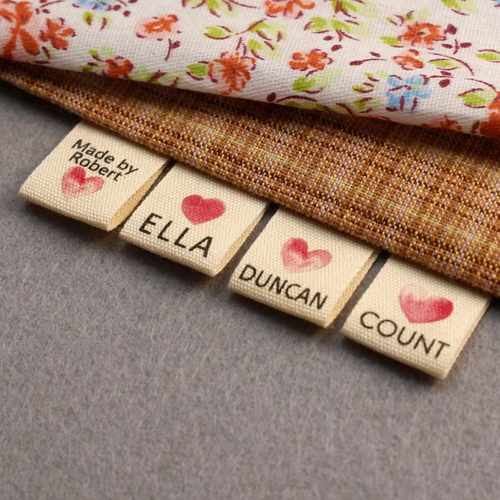 15 * 50 etiquetas personalizadas para coser,etiquetas personalizadas para ropa,etiquetas personalizadas para ropa coser, Etiquetas Personalizadas de Tela Etiquetas Hechas (100 pcs)