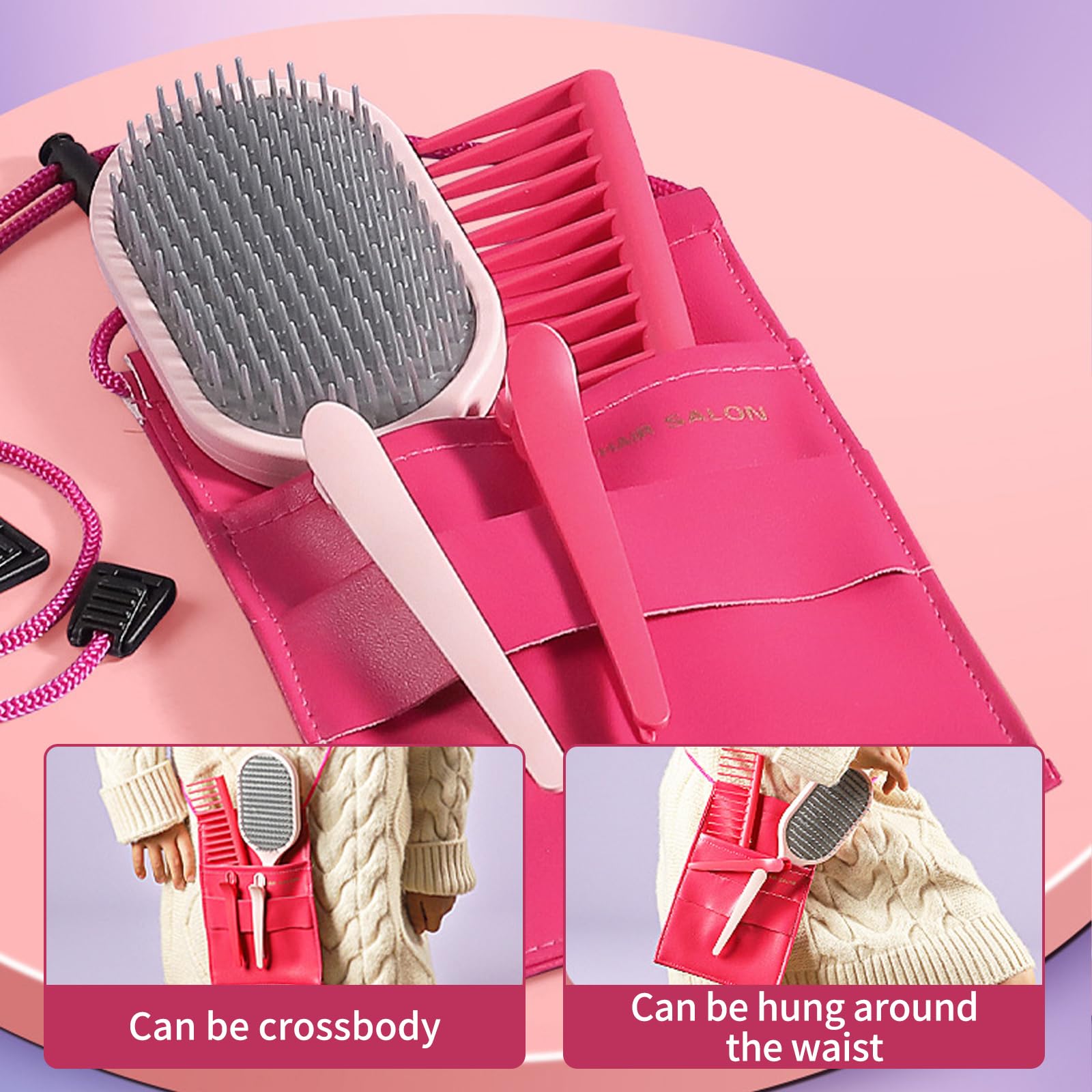 Juego de Peluquería para Niños,22 Piezas Estilismo y Peluquería Conjunto Juego Belleza,Moda Salón Kit Peluqueria,Juego de simulación de peluquería,Juego de rol para Niños y Niñas 3+ Años.