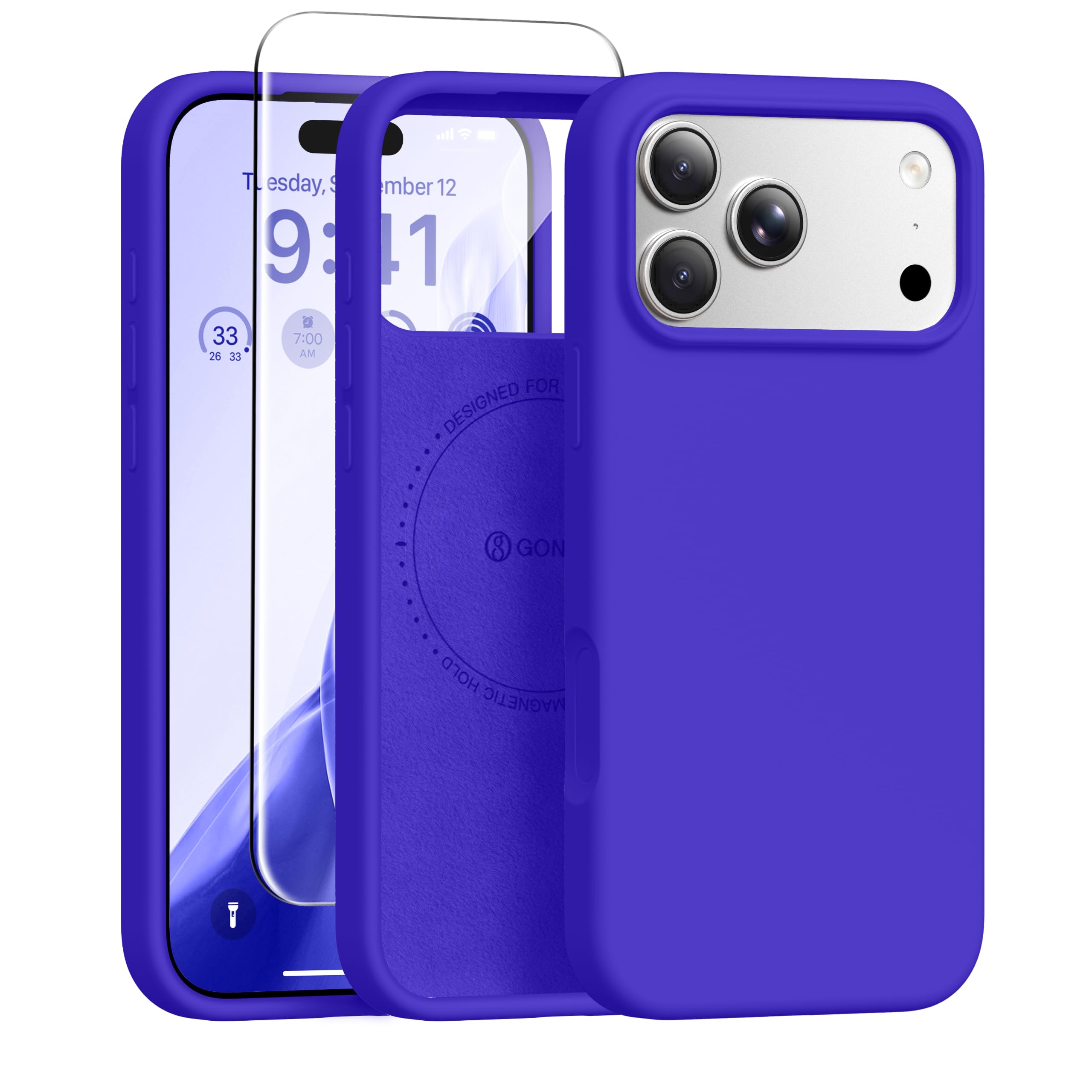 GONEZ for iPhone 18 Pro Max Case/iPhone 17 Pro Max Case, Cobalt Blue