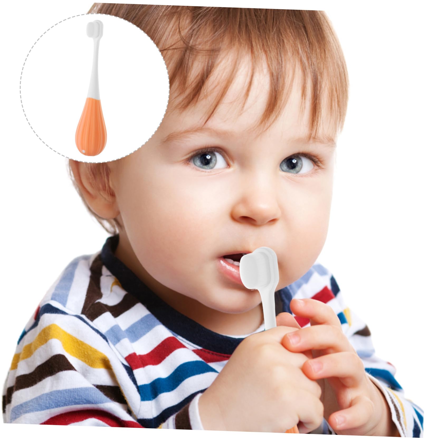 Didiseaon Extra Soft Toothbrush Cute Manual Toothbrush for Aged Gentle Bristles for Sensitive Gums for Daily Oral Care Bright Design