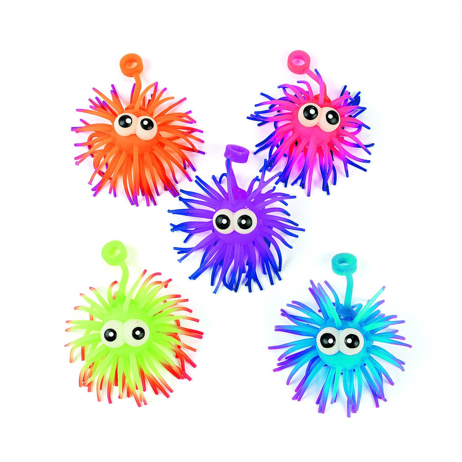 Amazon.com: Fun Express Two-Tone Squishy Spike Ball YoYos – 3.5