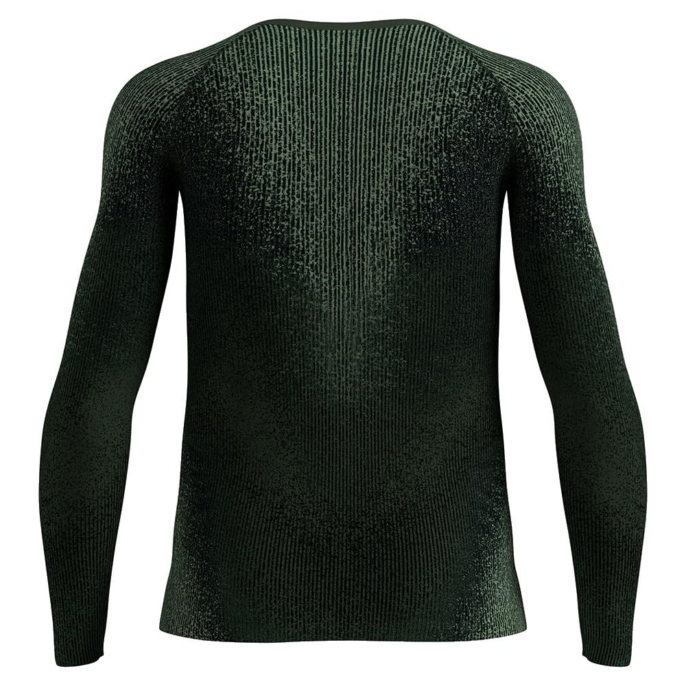 Odlo Capa Base Blackcomb Eco con Cuello Redondo y Manga Larga para Hombre