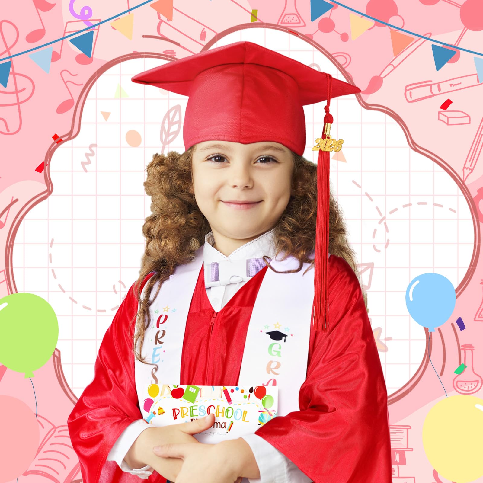 Snapklik.com : Sureio 6 Pcs Kindergarten Preschool Graduation Cap And ...