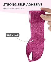 Vista 4 de FriCARE Vendaje Autoadhesivo, Cinta Médica para Botiquín de Primeros Auxilios, Vendajes Cohesivos para Heridas Deportivas y Veterinarias, 2 Pulgadas