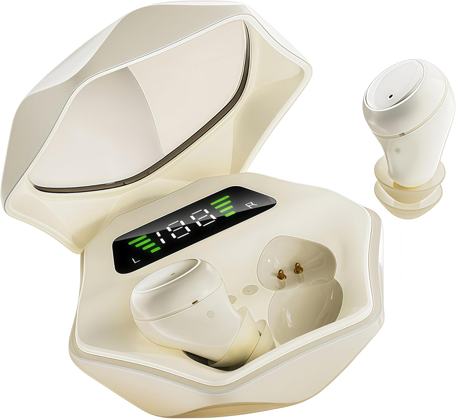 Sleep Headphones, Sleep Earbuds for Side Sleepers - Bluetooth 5.4 Wireless Sleeping Earbuds, Mini Ultra-Small In-Ear, 36H Playtime,Noise Cancelling, LED Power Display, Comfortable for All-Night Use