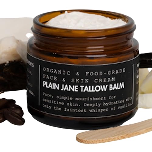 Face Moisturizer and Glow Balm – Whipped Grass-Fed Tallow –