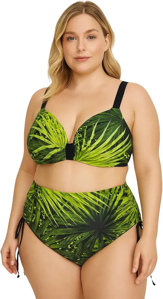 Biquini Plus Size Feminino Confortável Tamanho Grande C Bojo Verão
