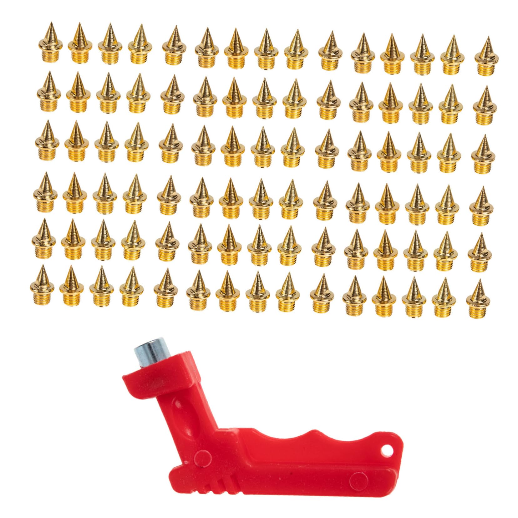 BRIGHTFUFU Running Shoes Spike Replacement 1/4 Inch Stainless Steel Track Spikes Track Shoes Accessories for Men