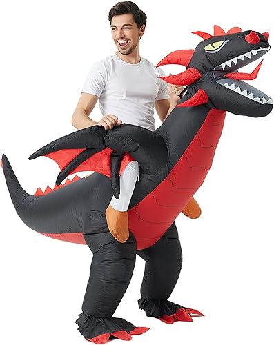 Miniatura 3 de Inflatable Dragon Costume Halloween Inflatable Blow-up Costume for AdultsManChristmas Party