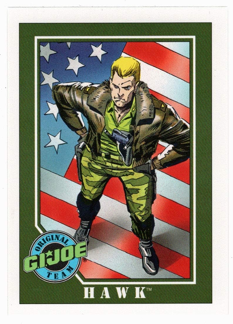 Hawk - G.I. Joe Series 1 (Trading Card) # 53 - Impel 1991 NM/MT