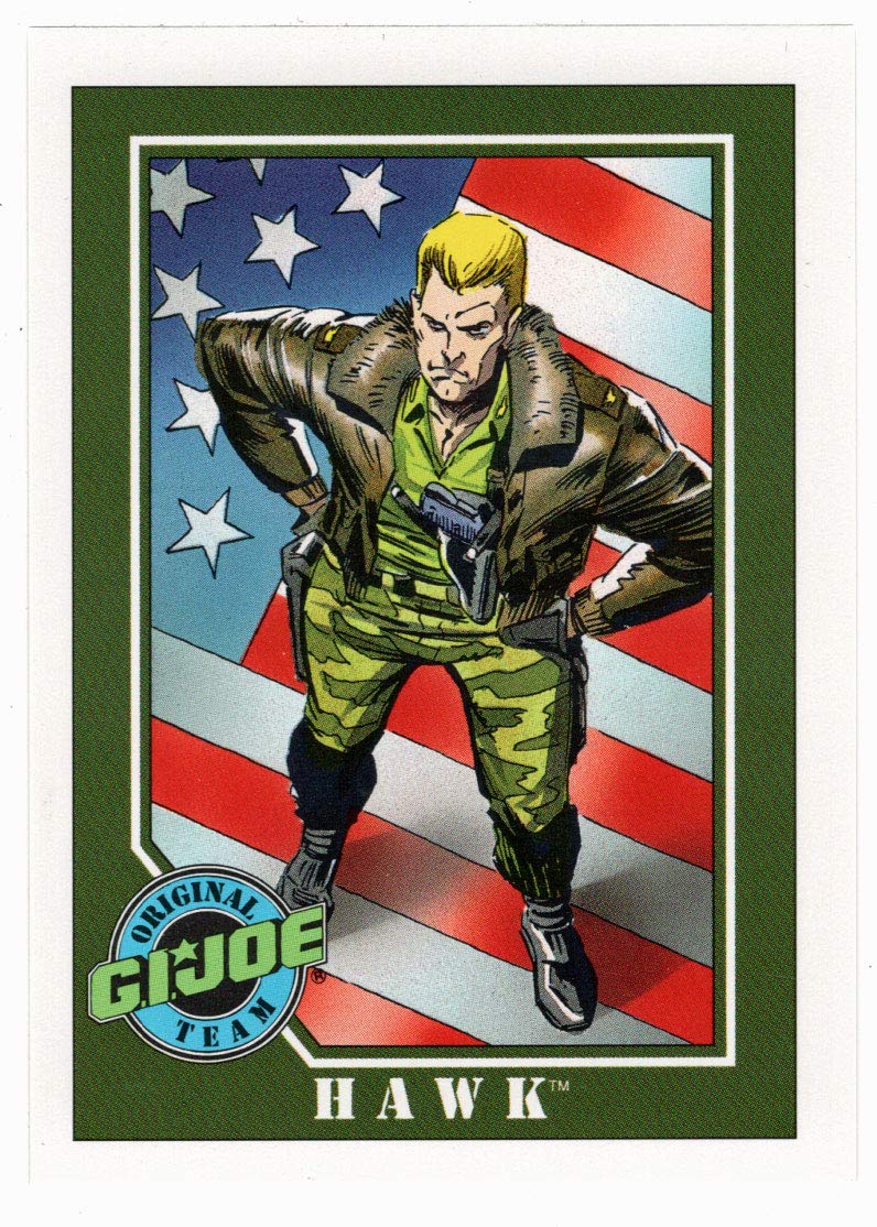 Hawk - G.I. Joe Series 1 (Trading Card) # 53 - Impel 1991 NM/MT