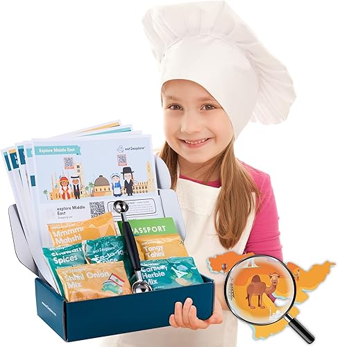 Miniatura 13 de eat2explore Kits de cocina para niños de 15 piezas - Juegos de cocina interactivos y educativos para niños reales para edades de 5 años en adelante