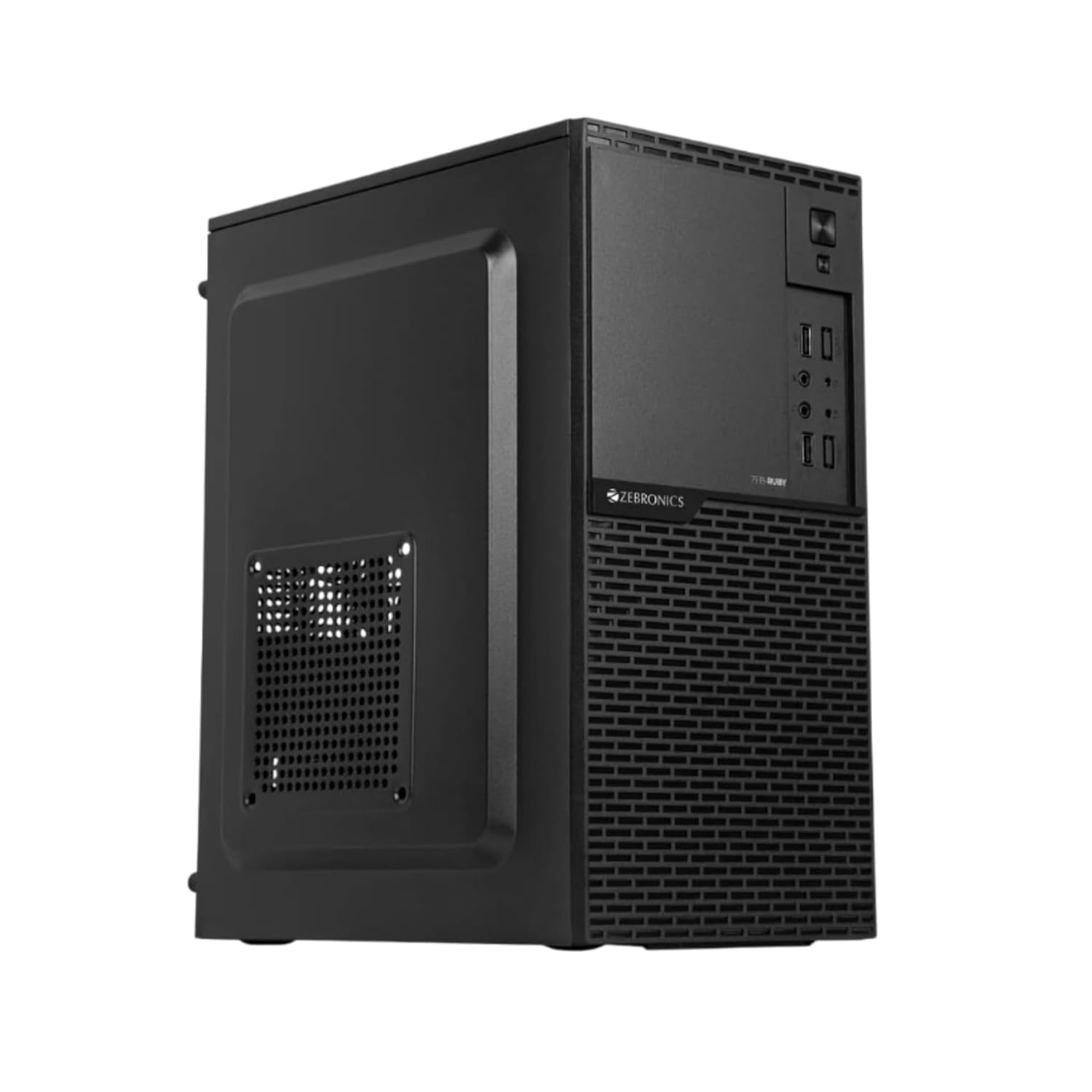 Core i3 Desktop Computer, 8GB DDR3 RAM, 128GB SSD, Windows 11, Black, 6 USB Ports, Integrated Graphics, for Office Work and Home Use