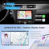 Vista 8 de Eonon Estéreo de coche de 6+64 GB para BMW Serie 3 2005-2011 (E90/E91/E92/E93), Android 13 Wireless CarPlay y Android Auto, unidad principal de 9