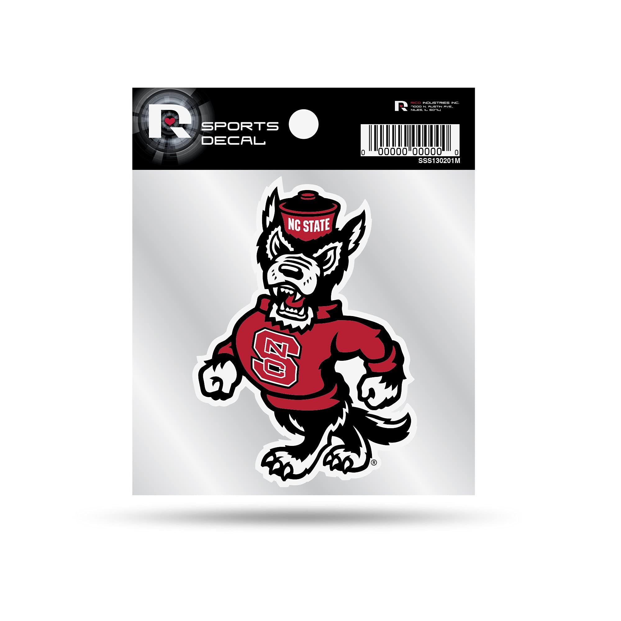 Rico Industries NCAA unisex-adult Primary Logo 4x4 Decal