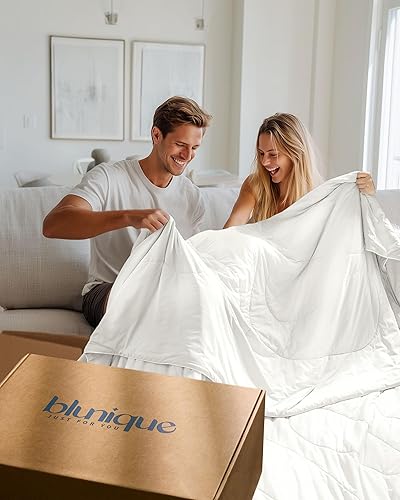 Miniatura 42 de Edredón refrescante tamaño Queen, manta transpirable para personas que duermen con calor y sudores nocturnos, Q-Max> 0.46 Tech, ropa de cama ligera