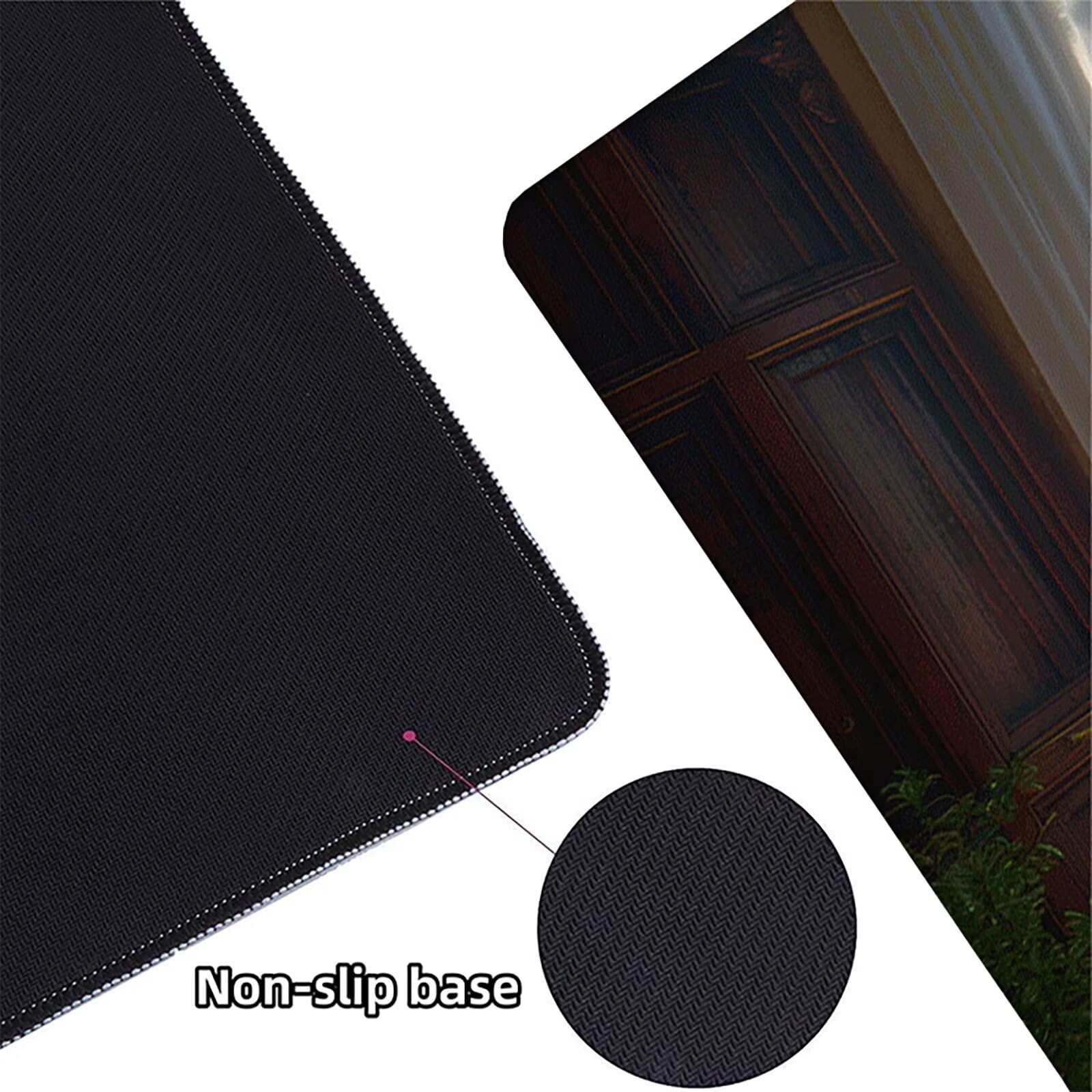 Paisaje Alfombrilla Ratón Gaming XXL 1500x800 mm, Alfombrilla Gaming Verde Mousepad con Base de Goma Antideslizante, Impermeable Desk Mat para Teclado y Raton, Accesorios Gaming Regalos de Hombre 3-1