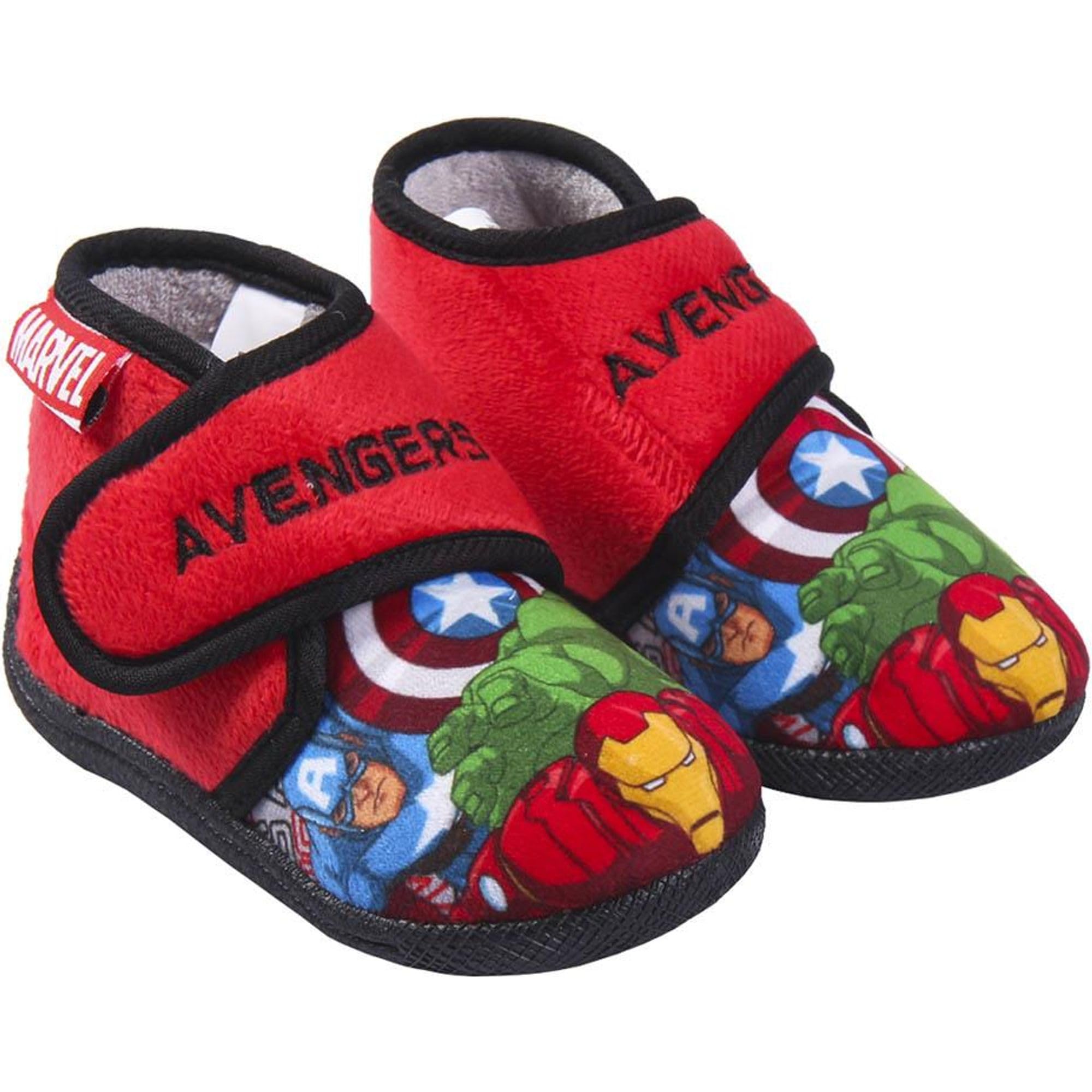 CERDÁ LIFE'S LITTLE MOMENTS Botas de Estar Por Casa Para Bebe Niño de The Avengers - Licencia Oficial Marvel, The Avengers Baby Boy Booties - Official Marvel Marvel, Rouge,