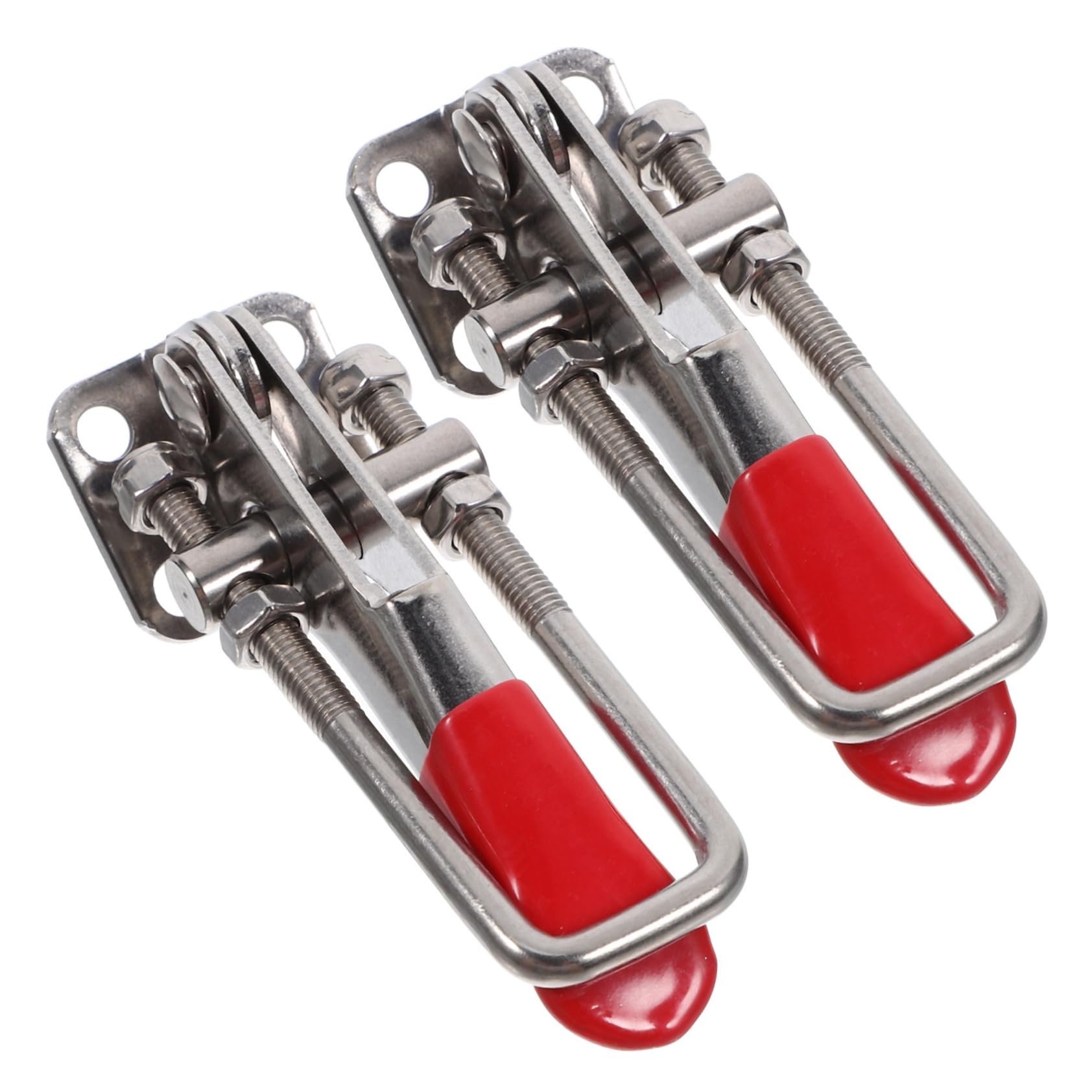 HOLIDYOYO Metal Toggle Clamp Latch Heavy Duty for Cabinet Box Case Pull Latch Practical Design 1 Pair