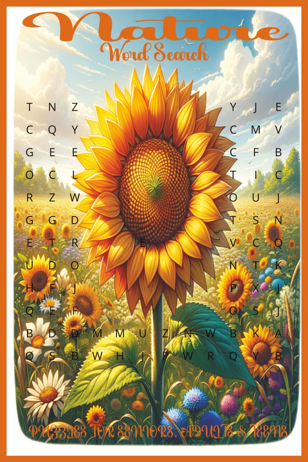 Nature Word Search: 55 Word search Puzzles about Nature | 6X9 inches, 110 pages, 495 words |The Perfect, Entertaining & Educational Gift for outdoors lovers