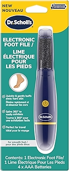 Dr. Scholl's 电子足部去角质器女性男士硬皮软化脚部护理仪
