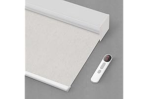 Motorized Blinds with Remote, 100% Blackout Smart Roller Shades Customizable