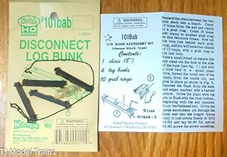 #101-bab Log Bunks - Kit -- Fits Disconnect Logging Trucks/Log Car #380-101 pkg(4)
