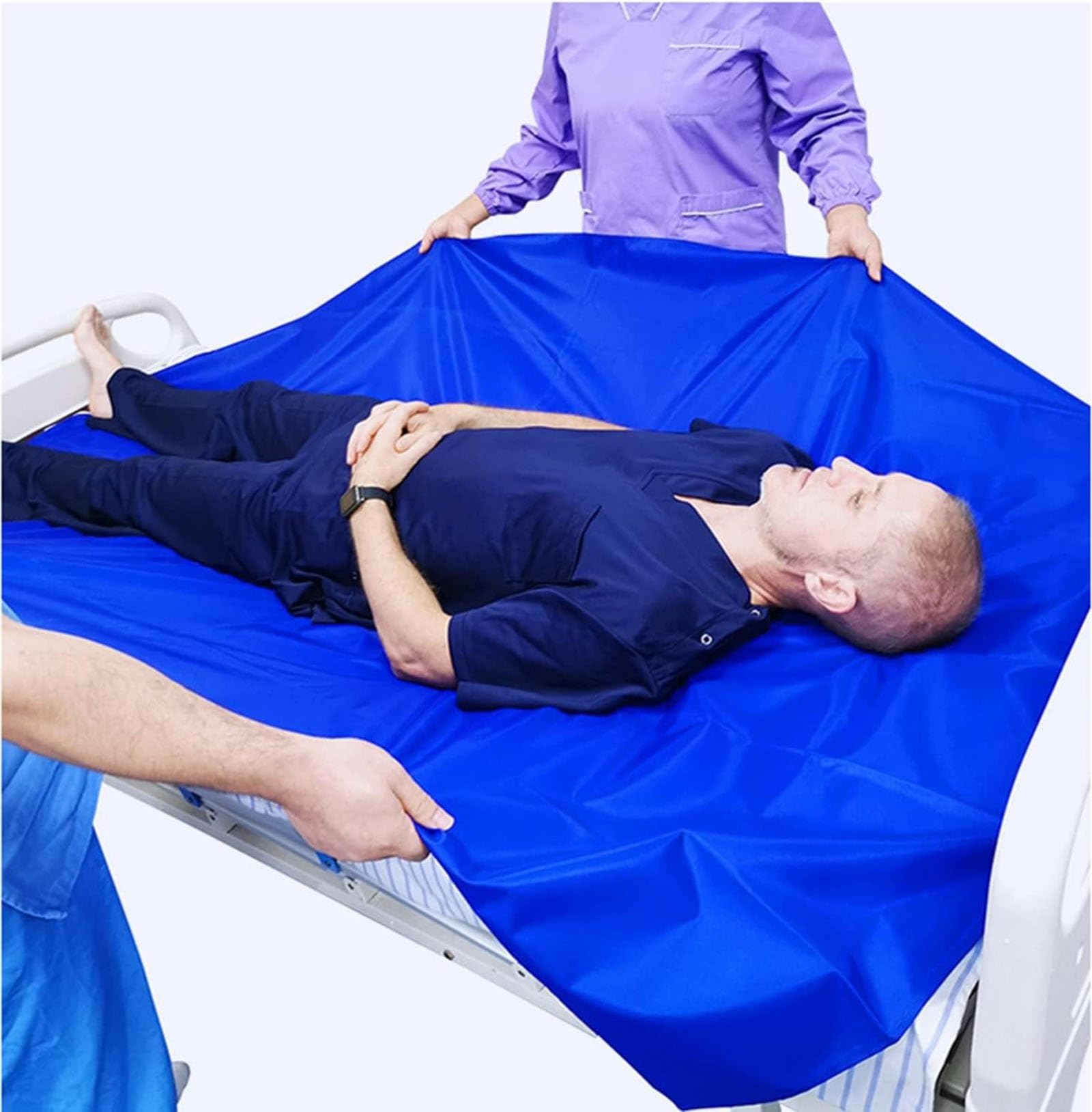 Sábana Deslizante para Pacientes para Traslado de Pacientes y Reposicionamiento en Camas, Hospitales y Cuidados Domiciliarios, Sábanas Deslizantes para Ayudar a Trasladar a Ancianos(200*68cm)