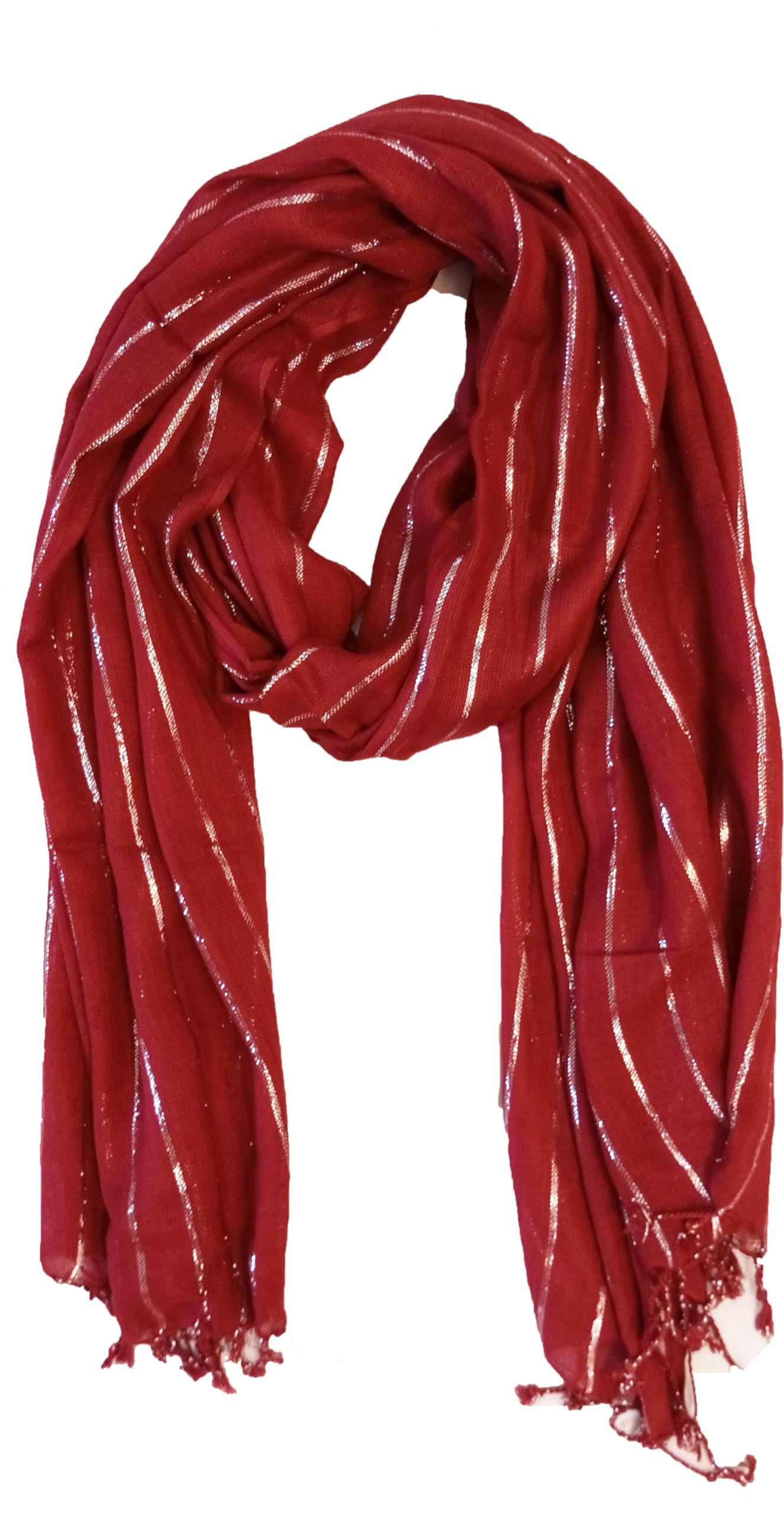 Embellished Dupatta Rayon Maroon DUP 23106