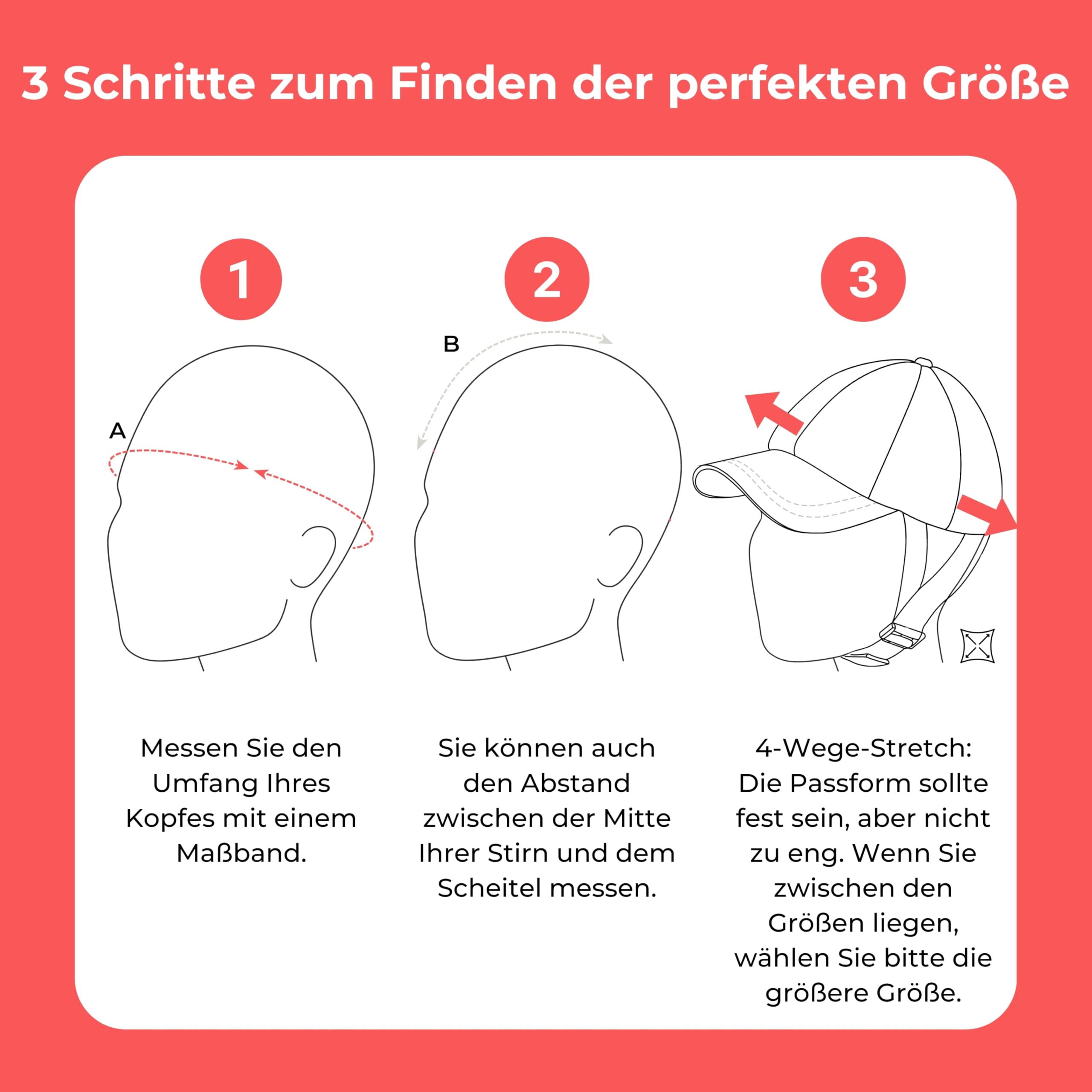 Ribcap Baseballmütze Medizinischer Schutzhelm – Sicherer und Stilvoller Kopfschutz für Sturzgefährdete | Rot | Ideal für Epilepsie, Erwachsene, Senioren und Aktivitäten