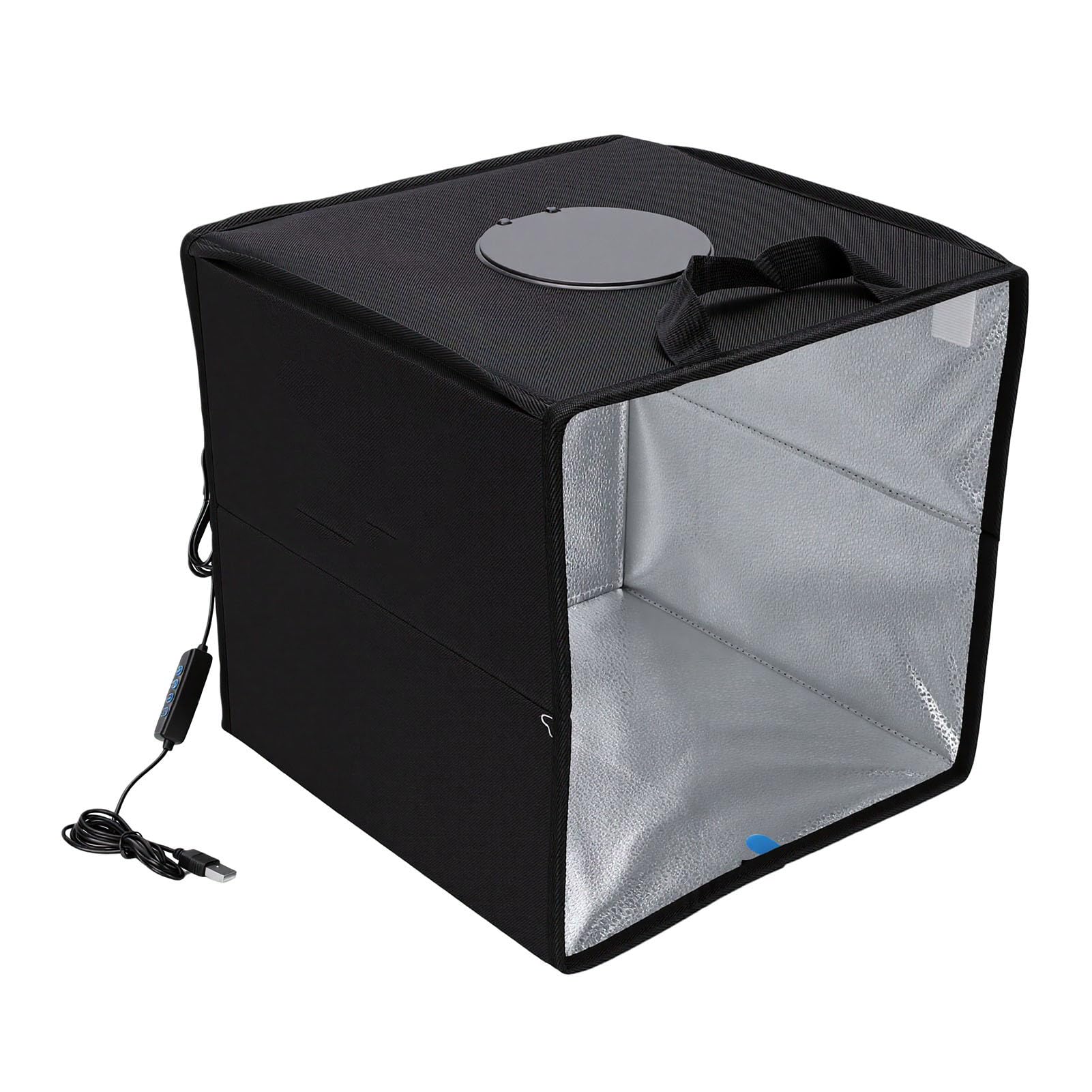 Fabater Caisson Lumineux Photo 12x12 Pouces, Conception Professionnelle avec luminosité Réglable pour la Vente en Ligne et la Vitrine de Produits