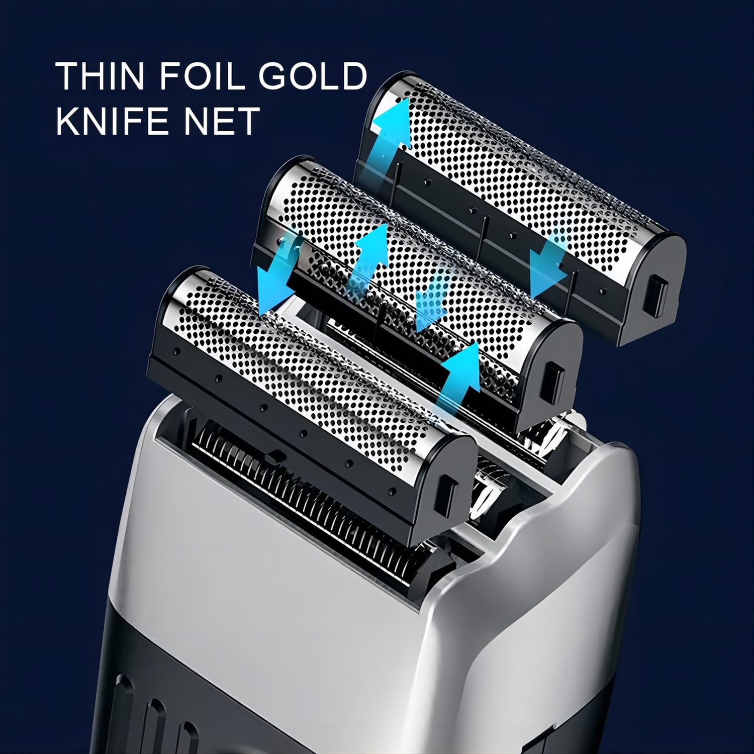 Hair Clippers for Men Rechargeable T-Blade Hair Trimmer & Foil Shaver, Cordless Nose and Ear Hair Trimmer - Image 2