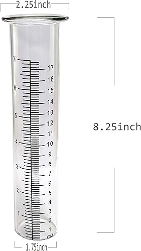 Miniatura 2 de JOYBee - Medidores de lluvia para pájaros con luces solares para decoración de jardín, medidor de lluvia solar de metal para patio, decoración de