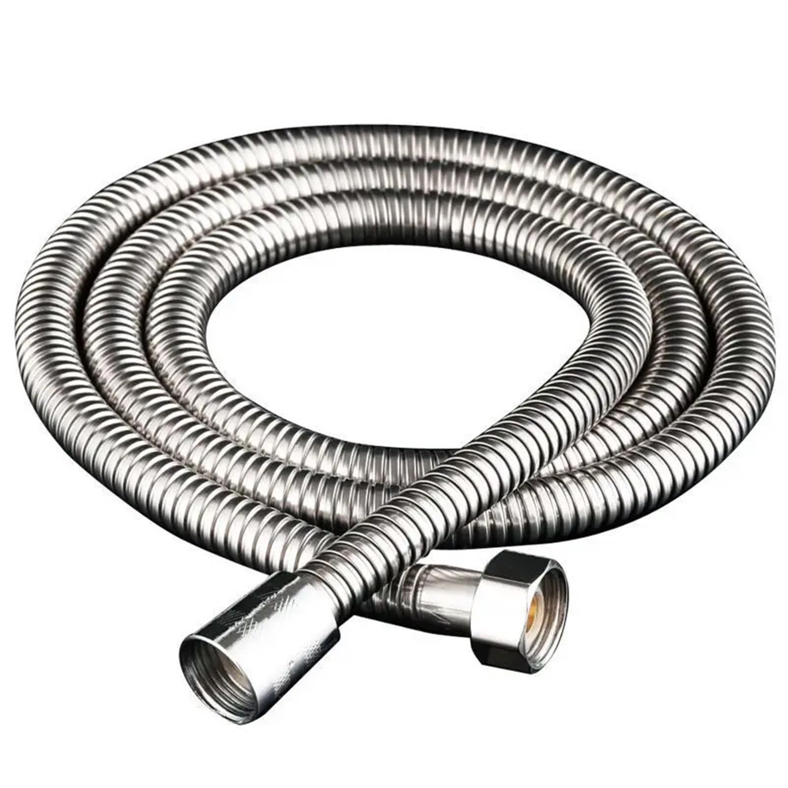 Manguera de ducha PVC acero inoxidable 304 | Oro 1,5/2/3/5 metros Uso en el baño: Manguera de ducha de acero inoxidable(2m)