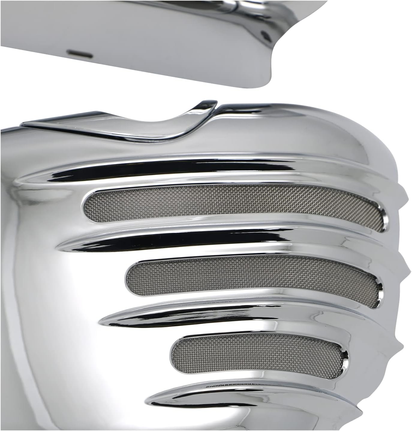 Motorcycle ABS Left & Right Engine Fairing Battery Side Covers for Harley 2014-2022 Sportster XL883 XL1200 883 1200 Forty Eight Seventy Two (Chrome)