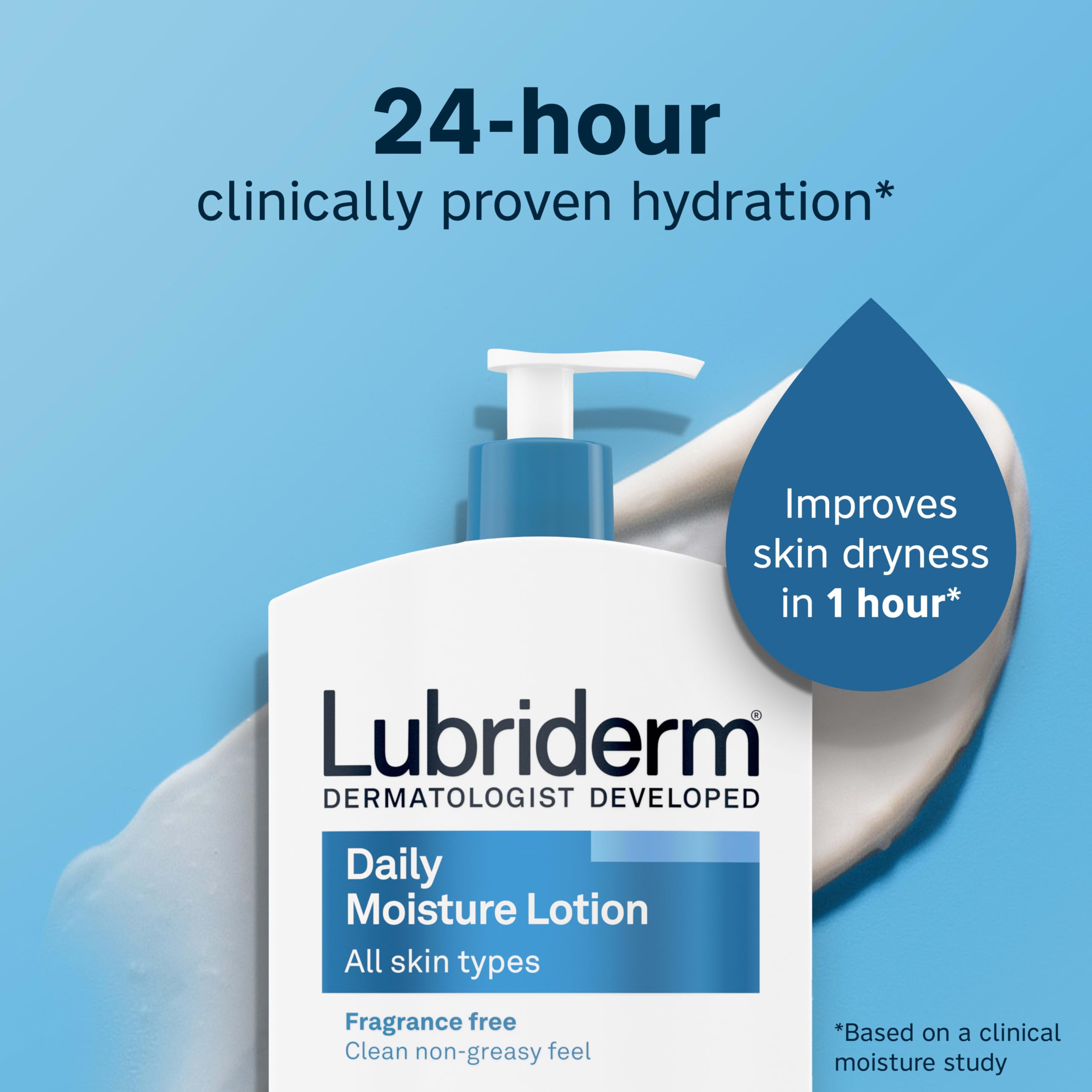 Lubriderm Daily Moisture Lotion - 24 Hour Hydration -2 Lubriderm Daily Moisture Lotion - 24 Hour Hydration -2