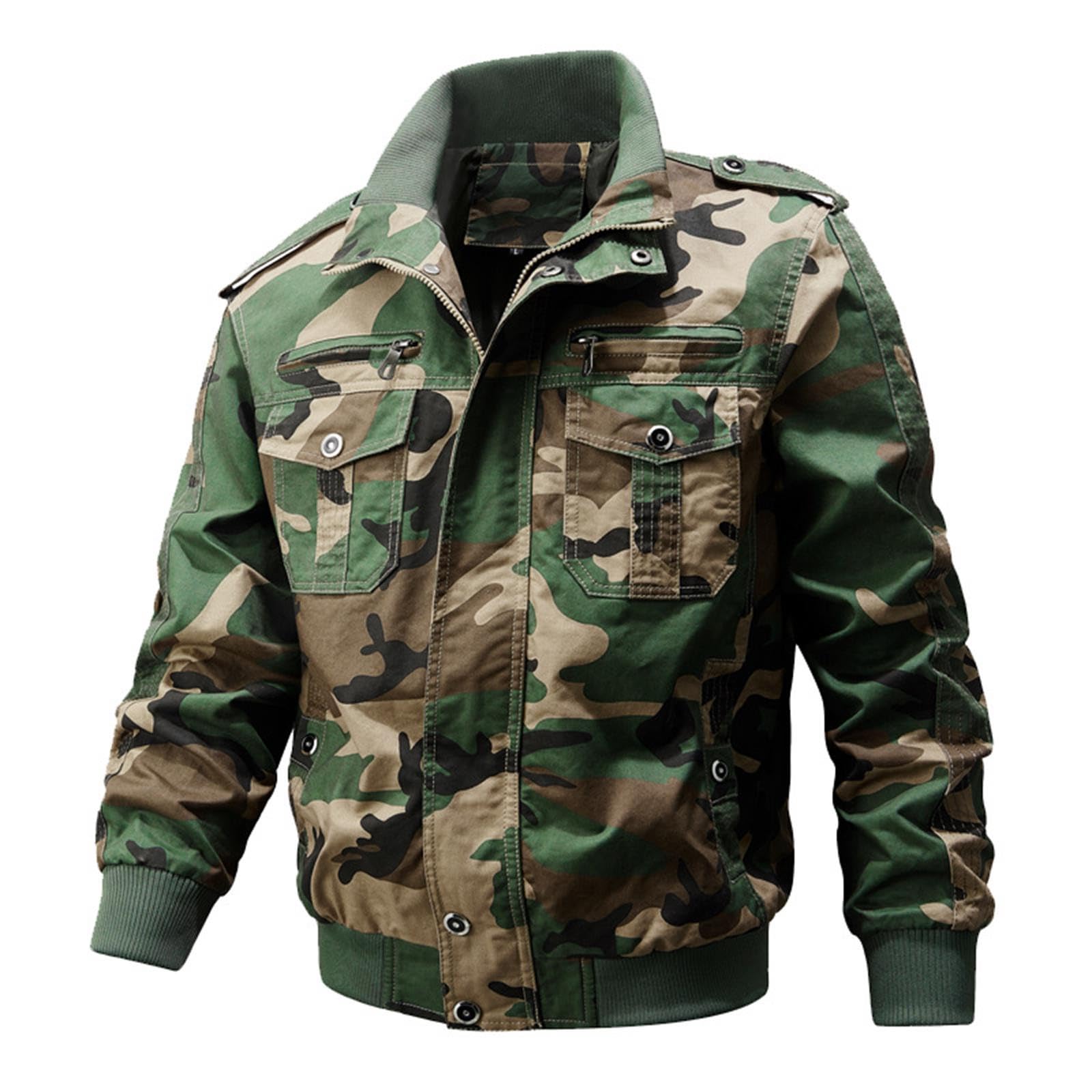 Bomber da uomo, colletto alto, cerniera intera, giacca da baseball leggera per il fine settimana, pendolarismo, stile sportivo e stratificato stagionale, facile da abbinare a camicie, pantaloni e basi