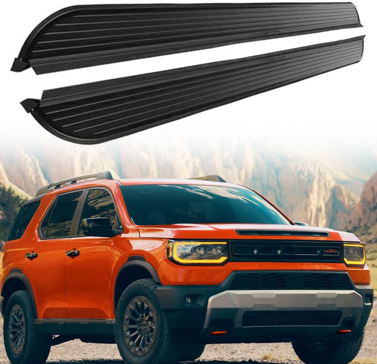 2Pcs Running Board Side Step Pedals Nerf Bar Fits for Honda Passport 2026