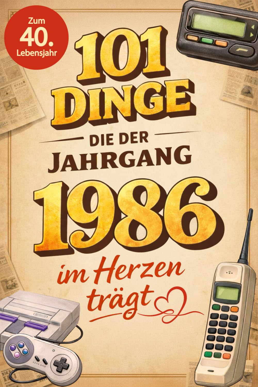 101 Dinge, die der Jahrgang 1986 im Herzen trägt: Eine nostalgische Zeitreise durch Kindheit und Jugend - Fakten, Momente und die schönsten Erinnerungen von damals