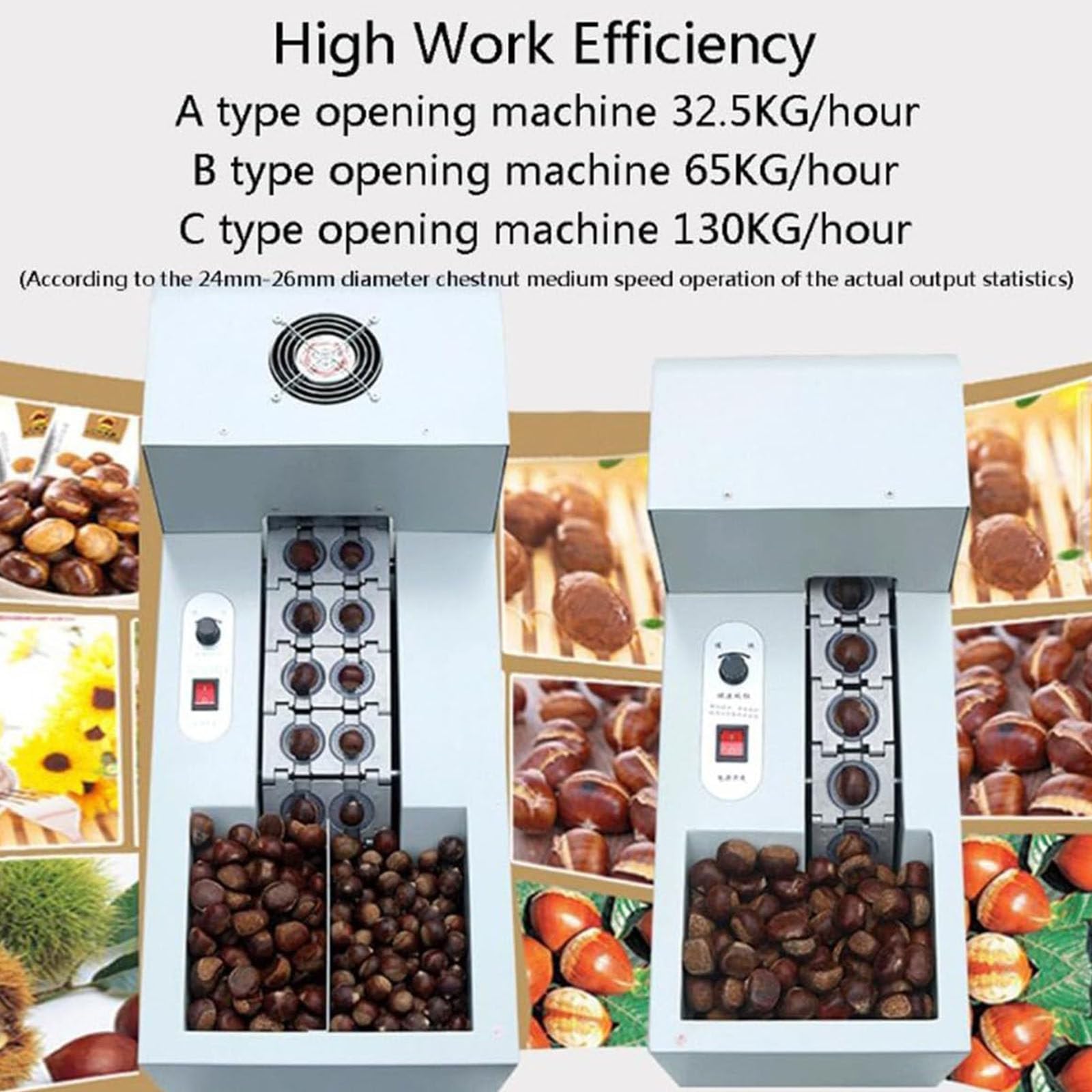 Máquina peladora automática de castañas, dispositivo comercial de descascarado y apertura para un procesamiento eficiente de nueces
