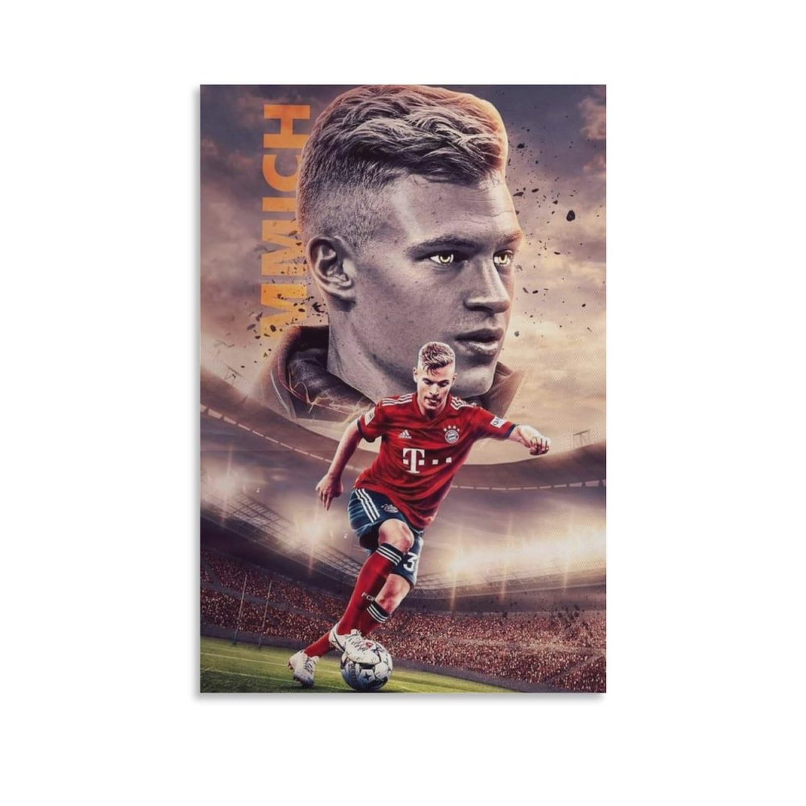 FCOIN Joshua Kimmich Canvas Poster Canvas Wall Art Poster Decorative Modern Home Print Picture Artworks Posters 20x30inch(50x75cm)