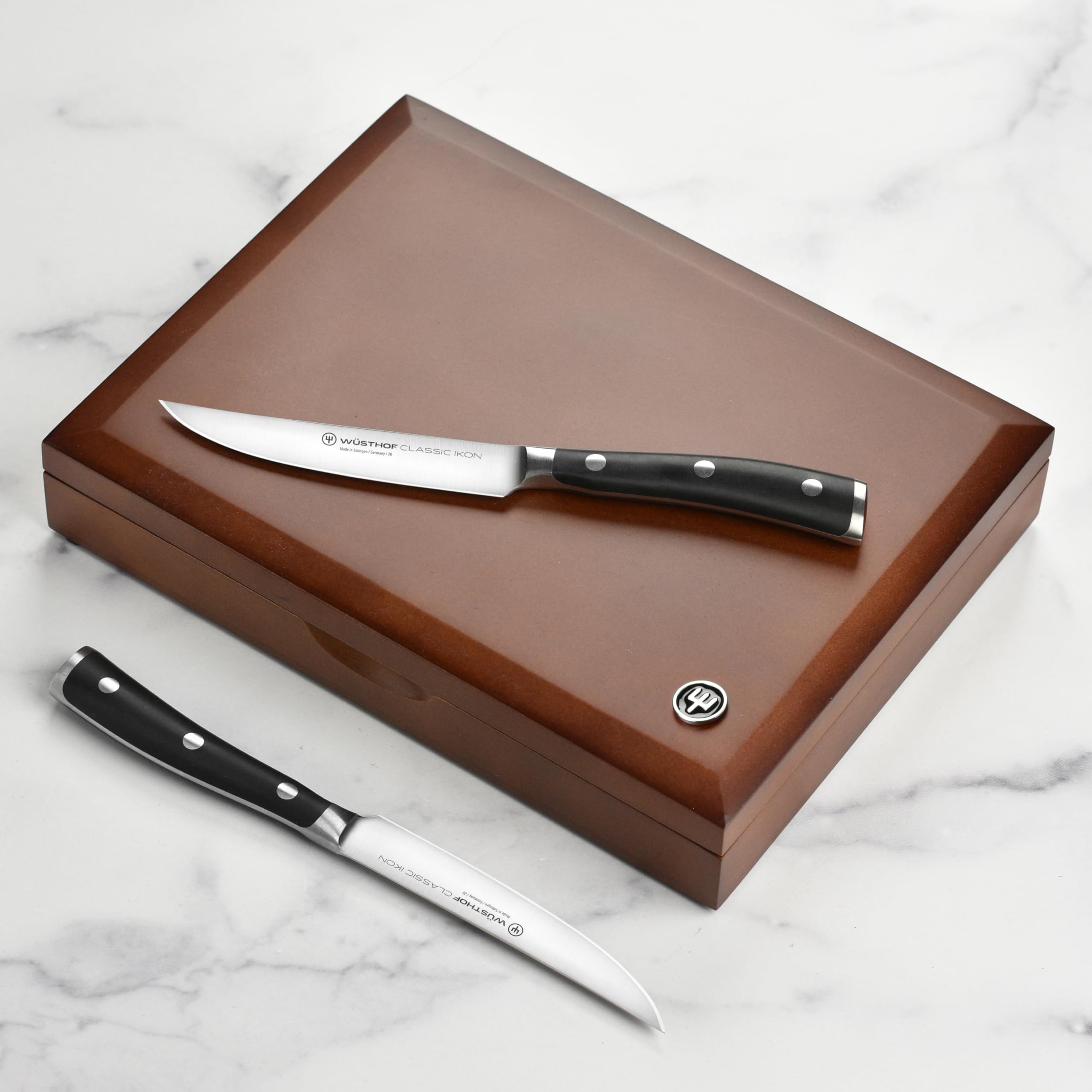Amazon.com: Wusthof Classic Ikon 8-piece Steak Knife Set with Wood 
