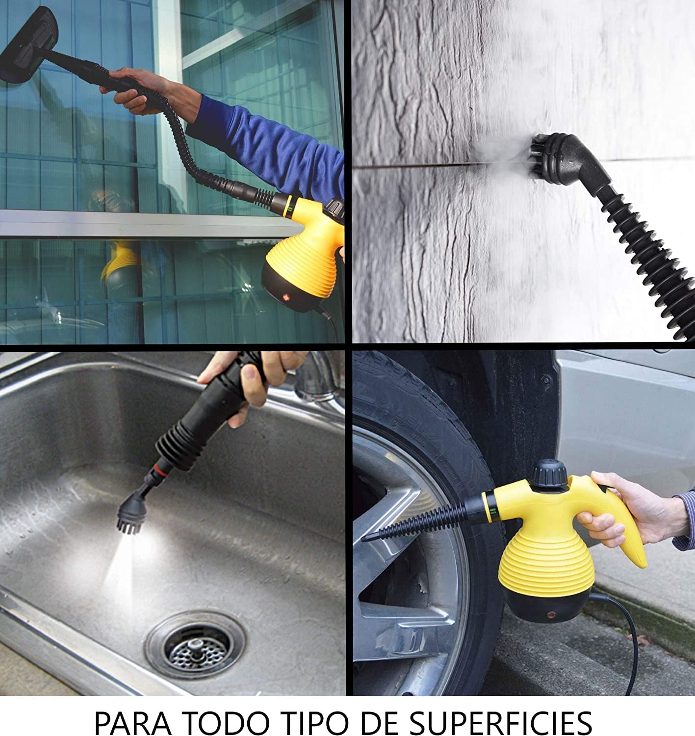 Pulitore A Vapore Portatile GRANT'S 1200W - Potente E Leggero, Perfetto Per Tappeti E Tessuti