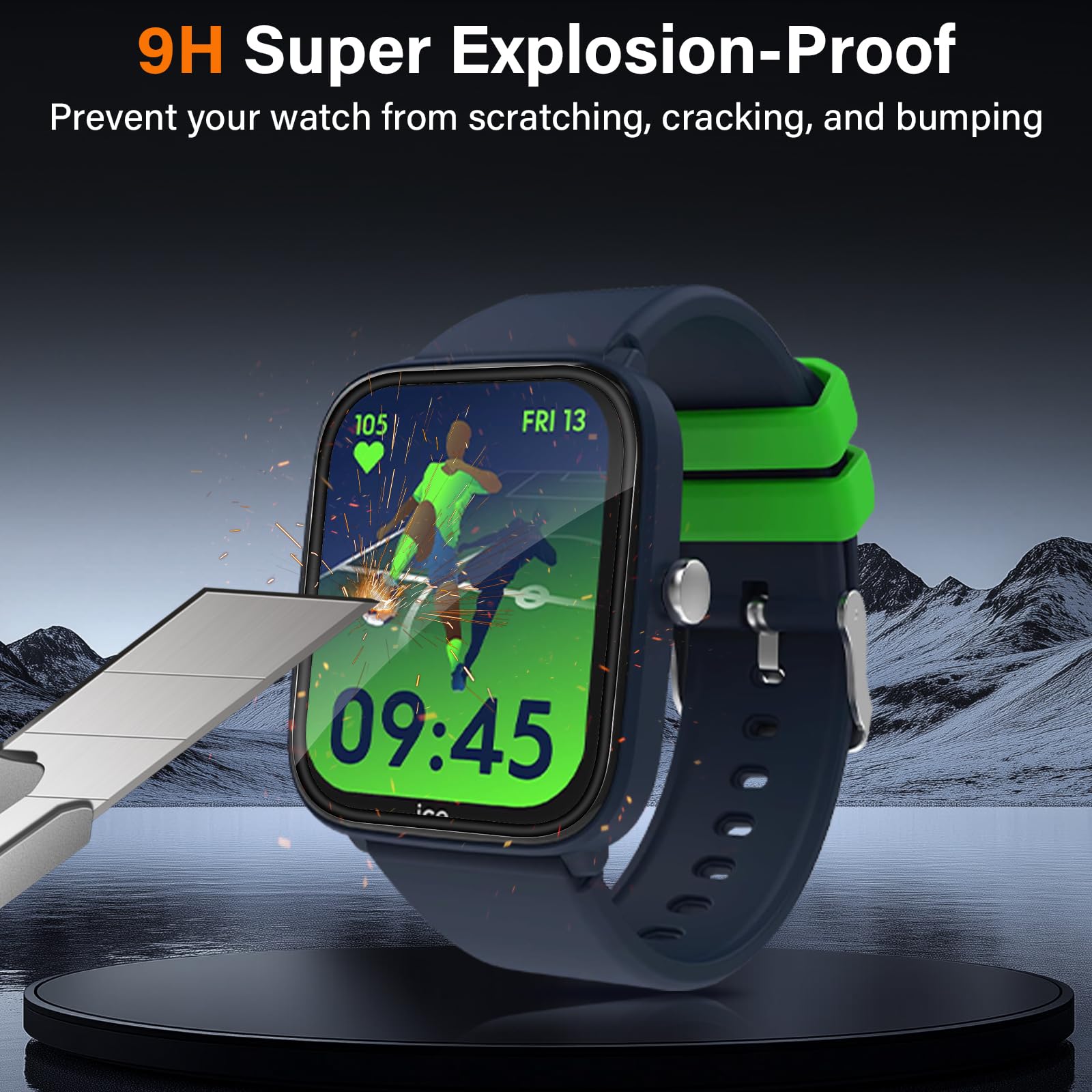 Protezione Schermo Impronte Digitali QZGWDY 3 Pezzi Per Crosscall Core X4 Pellicola Vetro Temperato, Vetrino Protettore Schermo 9h Crosscall