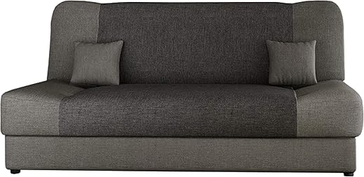 Schlafsofa Jonas, Sofa mit Bettkasten und Schlaffunktion, Bettsofa, Dauerschläfer-Sofa, Schlafcouch, Materialmix, Couch vom Hersteller,…