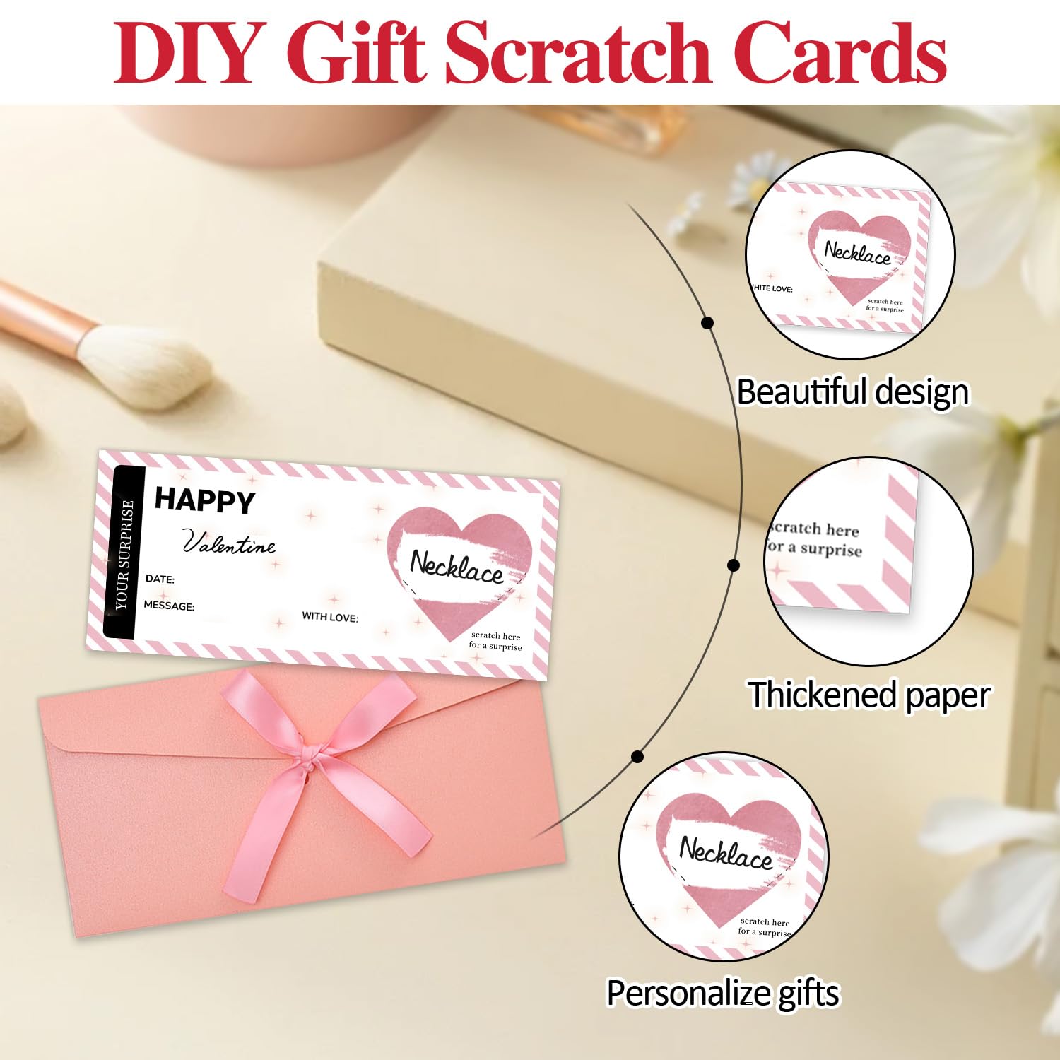 Carte à Gratter Carte Anniversaire à Gratter Personnalisable