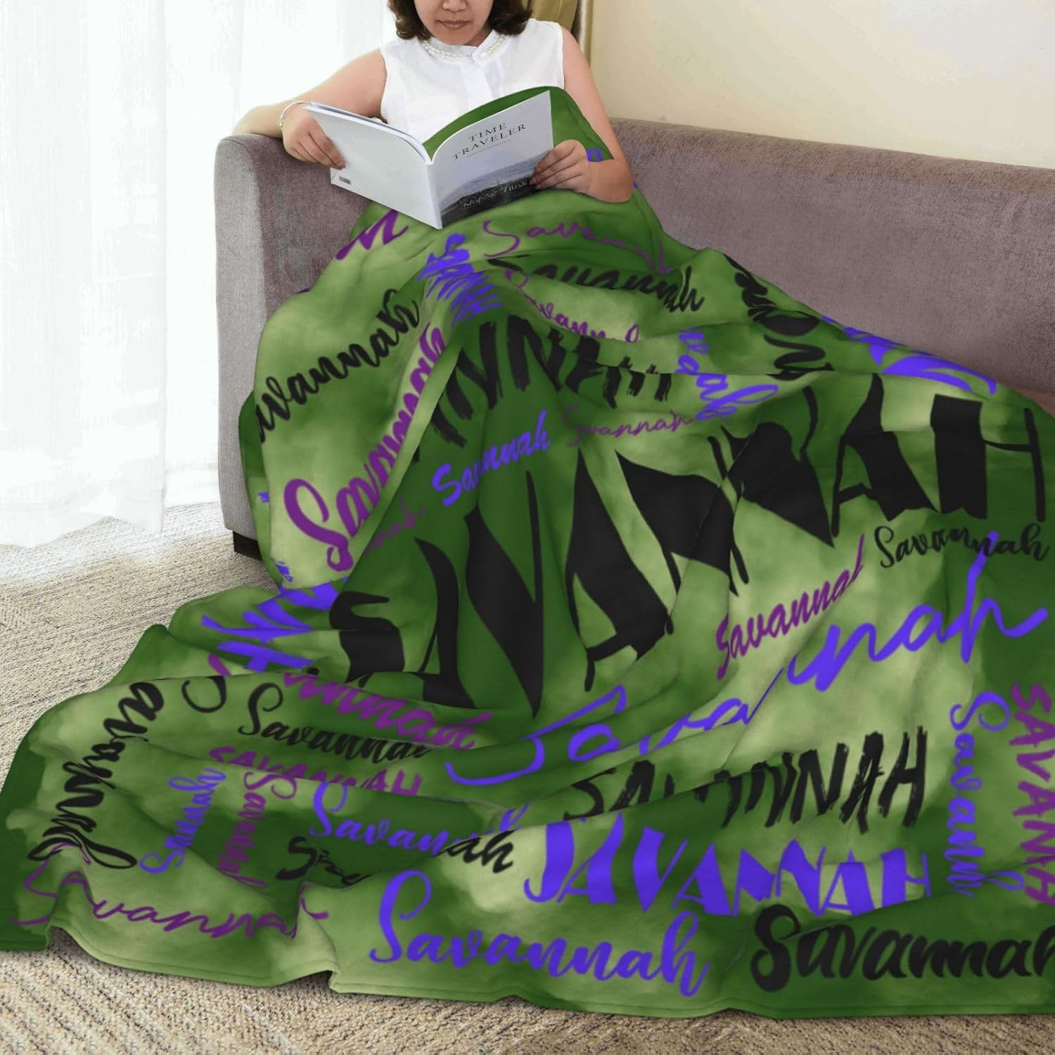 Custom Blankets with Name Personalized Blanket for Kids Personalized Baby Kids Adults Blanket Customized Name Blankets and Throws Unique Personalized Birthday Gifts for Boys&Girls